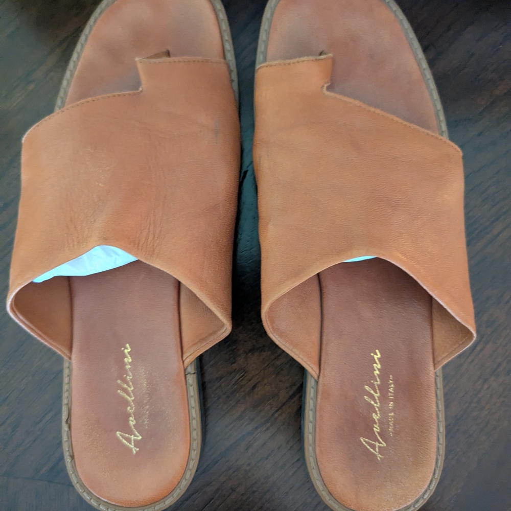 Aeyde Women's Brown Leather Sandals